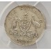 AUSTRALIA 1921 . ONE 1 SHILLING . STAR . PCGS AU50